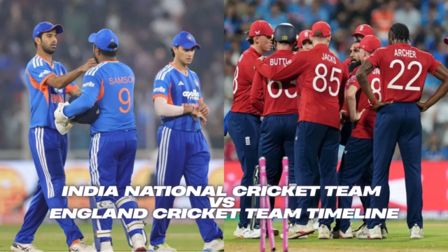 India National Cricket Team vs England Cricket Team Timeline India National Cricket Team vs England Cricket Team Timeline