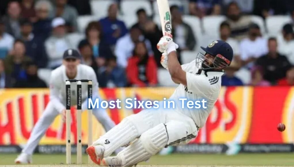 Most Sixes in Test