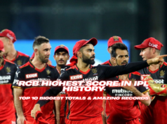 RCB Highest Score in IPL History: Top 10 Biggest Totals & Amazing Records RCB Highest Score in IPL